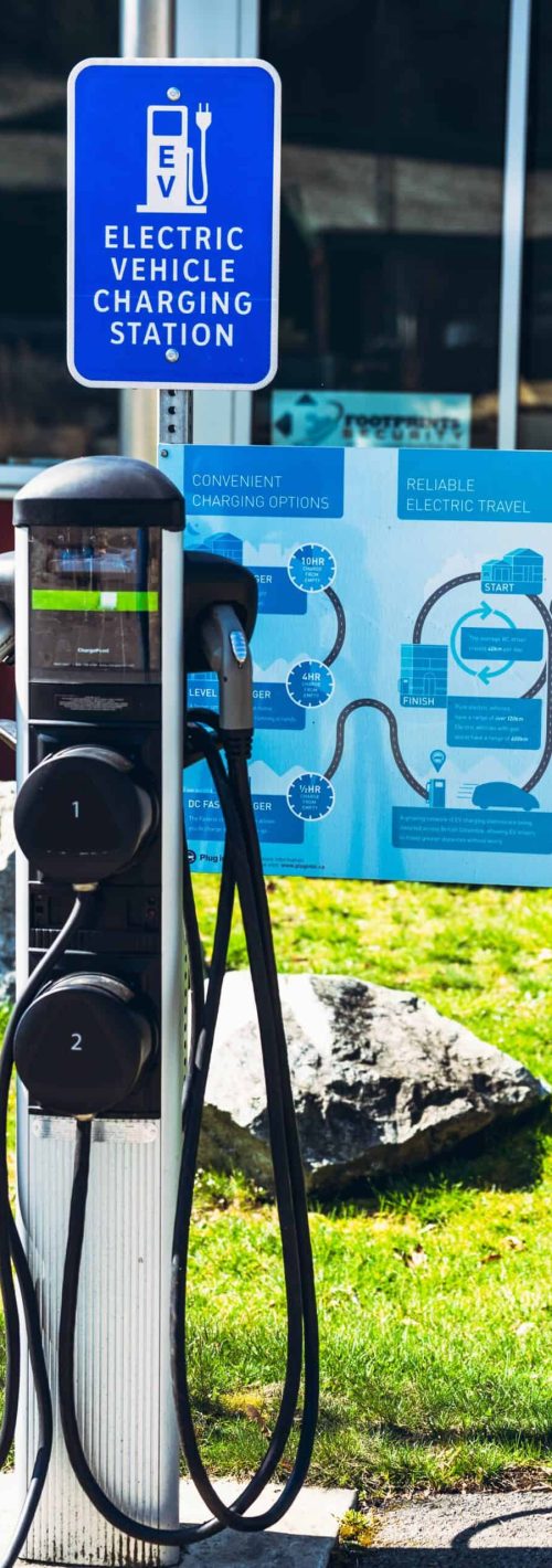 Borne de recharge sans voiture